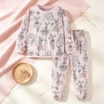thumbnail image 2 of Gerichy Toddler Girl Pajamas Sets Long Sleeve Cotton Pajamas Baby Girls Clothes PJs Two Piece Kids Jammies Loungewear 2T-12T, 2 of 7