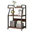 thumbnail image 4 of BeesClover 3 Tier Printer Stand, Mobile Printer Table with Storage Shelf, 4 of 6