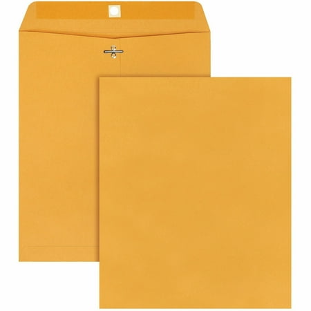 UPC: 0085227378958 | Quality Park  QUA37895  10 x 12 Clasp Envelopes with Deeply Gummed Flaps  100 / Box  Kraft