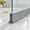 Gray-67 Inch, variant on Clear 98 Inch Silicone Bathtub Shower Threshold Water Dam Guard