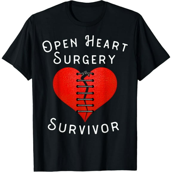 Open Heart Surgery Survivor Men’s T-Shirt, Inspirational Graphic Tee