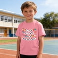 thumbnail image 6 of 100 Days of School Shirt for Boys Pink 5-10 Years | 100th Day Celebration Tshirt | Kids Short Sleeve Cotton Crew Neck Tee,Size 5 T, 6 of 9