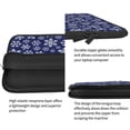 thumbnail image 4 of Pofeuu Snowflakes On Dark Blue Print Laptop Carrying Case,13-15-Inch Laptop and Tablet, Sleek Design, Durable and Water-Repellent Fabric, Business Casual or School-15 inch, 4 of 8