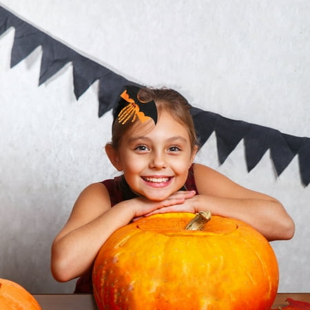 

COFEST New Festival Party Spooky Makeup Props Hair Accessories Hair Clips Skull Hand Hair Accessories Halloween Orange