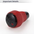 thumbnail image 4 of Pomo de cambio Unique Bargains 6 velocidades manual para Honda Civic Type R Hatchback 17-19 plástico rojo negro, 4 of 7