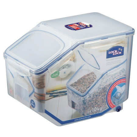 Lock & Lock Easy Essentials Pantry Food Storage Container with Flip Lid and Serving Cup,