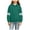Dark Green, variant on mgoYE Girls Fashion Hoodies Kids Cute Striped Long Sleeve Tops Hooded Sweatshirts