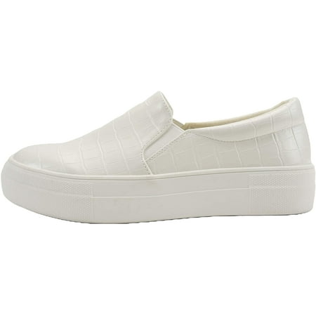 SODA - Soda Flat Women Shoes Slip On Loafers Casual Sneakers Memory Foam Insoles Hidden Platform