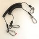 thumbnail image 1 of Cuerda telescópica de acero inoxidable perdida con hebilla para colgar, cuerda antipérdida, accesorios de pesca, llave eléctrica, paquete anticaída, cuerda de resorte de alambre de acero, 1 of 5