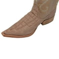 thumbnail image 3 of The Western Shops Men’s Crocodile Alligator Print Snip Toe Cowboy Boot 12 inch Shaft, 3 of 4