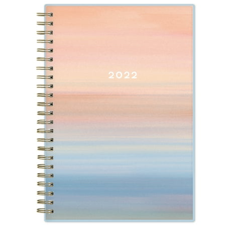 2022 Weekly Monthly Planner, 5x8, Blue Sky, Amara Frosted