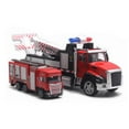 thumbnail image 1 of 2Pcs Diecast Rescue Vehicle Fire Truck Pull Back Light Music Model Kids Toy, 1 of 10