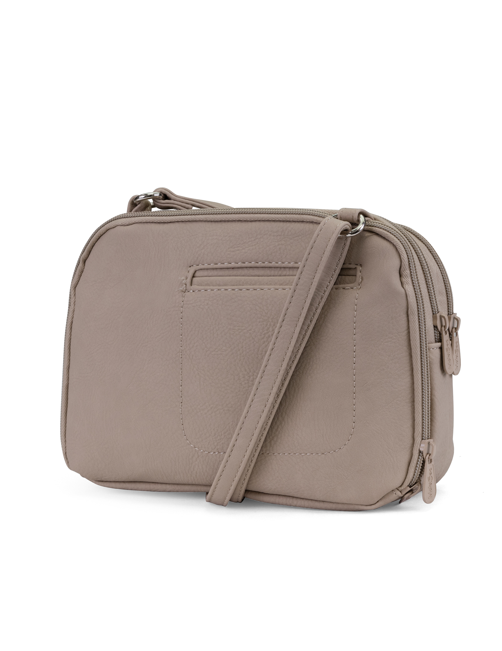 Multisac Zippy Triple Compartment Crossbody Bag for Women - Walmart.com