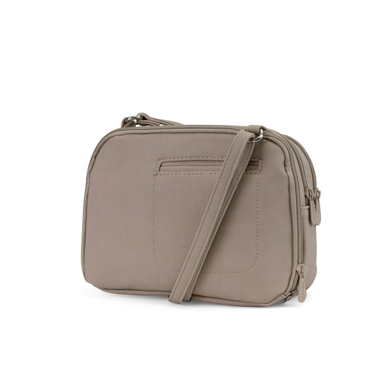 Multisac Zippy Triple Compartment Crossbody Bag