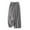 Dark Gray, variant on Wide Leg Pants for Women Drawstring Elastic Waist Cotton Linen Pants Lounge Baggy Palazzo Trousers with Pockets 2025