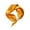 Orange, variant on Elegant Closure Silk Scarf Neck Warmer Square Shawl For Satin Everyday Wear ,White