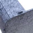 thumbnail image 4 of Ghent's Plastic 24" x 36" Acoustic Desktop Surround Divider in Silver, 4 of 4
