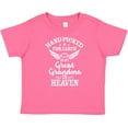 thumbnail image 3 of Inktastic Handpicked for Earth by My Great Grandma in Heaven Boys or Girls Baby T-Shirt, 3 of 5