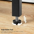 thumbnail image 4 of HOOBRO 29.5" Narrow Console Table with 3-Tier for Hallway and Living Room Rustic Brown and Black BF73XG01, 4 of 10