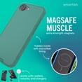 thumbnail image 2 of Smartish® iPhone 17e/16e MagSafe Case - Gripmunk Magnetic Slim Case [Lightweight + Protective] Thin Grip Cover with Microfiber Lining for Apple iPhone 2026 - So Jaded, 2 of 8