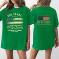 thumbnail image 2 of Cotton Short Sleeve T Shirt with We the People 250 Years Semiquincentennial 1776 2026 Print Loose Fit Crewneck Top for Women and Men Green S Green S, 2 of 5