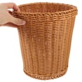 thumbnail image 2 of Cesta de residuos tejidos domésticos Canasta de plástico Woven Style Pastoral Storage Canasta de almacenamiento, 2 of 7