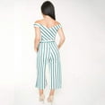thumbnail image 2 of Wellin Off Shoulder Striped Jumpsuit, 2 of 2