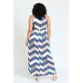 thumbnail image 3 of Chevron Halter Neck Maxi Dress | 2 Colors | S-3X, 3 of 13