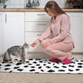 thumbnail image 3 of White and Black Of Leopard Print Kitchen Rugs Sets Of 2,Anti Fatigue Kitchen Mat Rugs Non Slip Washable,Decorative Kitchen Floor Mats for Kitchen,Sink,Laundry,17"x30"+17"x47", 3 of 7
