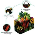 thumbnail image 3 of Tropical Plants Large Foldable Oxford Cloth Cube Organizer Tote Bag Toy Basket, 3 of 7