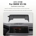 thumbnail image 4 of 2014-2019 For BMW X5 X6 Car Screen Phone Holder Wireless Charger Navigation GPS Phones Bracket 10.3 Inch Size, 4 of 7