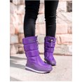 thumbnail image 2 of Botas de nieve de becerro blancas para mujer Zapatos impermeables de algodón pesado, 2 of 5
