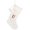 U, variant on Christmas Stockings with Initials, Personalized Embroidered Monogram 16.5 Inches Knitted Christmas Stockings Fireplace Xmas Stockings for Family Holiday Party Decoration White Red Letter, 1Pcs