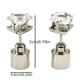 thumbnail image 2 of LED Diamond Luminous Earrings Cool Colorful Flashing Earrings With LED Lights, 2 of 2