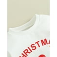 thumbnail image 5 of Wassery Baby Girls Boys Sweatshirts Rompers Christmas Clothes Dinosaur Snowman Deer Santa Print Long Sleeve Toddler Fall Bodysuits, 5 of 9