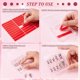 thumbnail image 4 of 20 cajas transparentes para exhibir uñas postizas con 60 cintas adhesivas de doble cara., 4 of 6