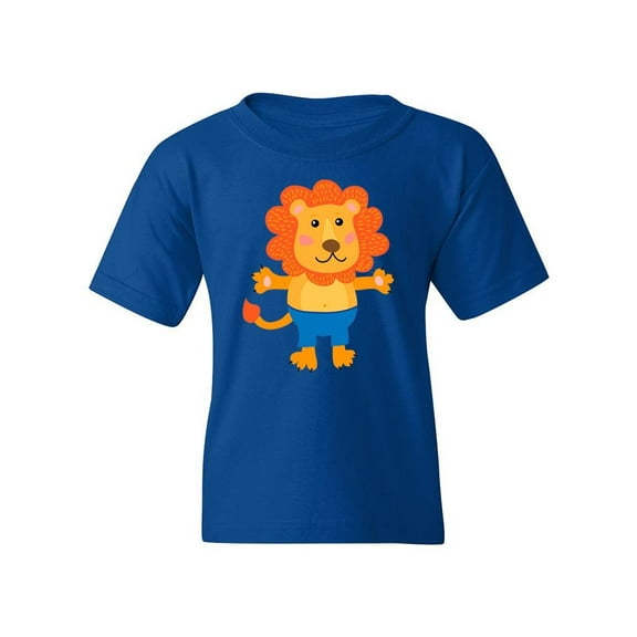 Lion Wearing Pants T-Shirt Juniors -Image by Shutterstock,  x-Large