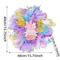 thumbnail image 3 of Wreath Clearance! YZEGDCH Easter Wreaths for Front Door, Artificial Wreath for Door, Outdoor Indoor Fireplace Window Wall Hanging Decor, 3 of 8