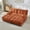 Red Brown, variant on 77'' Oversized Chaise Lounge, Chenille Loveseat with 2 Ottomans, Comfy Sleeper Sofa Bed, Modern Tufted Back Sectional Couches, Pillow Arms, for Living Room, Apartment, Offices, Red Brown