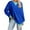 Blue-Fashion Sweatshirts, variant on Xcmzpl Women's Sweatshirts Casual Color Block Crewneck Sweatshirt Lightweight Sweater Tops Cotton Long Sleeve Shirts Fall Fashion