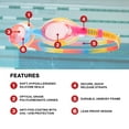 thumbnail image 4 of TYR Youth Fit Swimple Tie Dye Non-Mirrored Swim Goggle - Pink/Orange/Yellow, 4 of 8