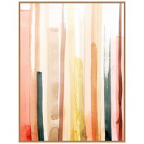 Amanti Art Coral Reach I Framed Canvas Wall Art Print