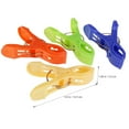 thumbnail image 3 of MasteelfCA TINKSKY 8pcs Large Sized Bright Color Plastic Beach Towel Clips Quilt Clips, 3 of 8