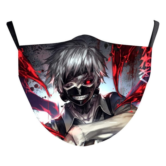 Mascarilla Titan Anime Cosplay, lavable, transpirable, reutilizable