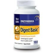 Enzymedica Digest Basic, Essential Enzyme Formula, 180 Capsules