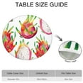 thumbnail image 6 of Dragon Fruit Tablecloth Exotic Pitaya Pattern Funny Cute Kawaii Design for Summer Kitchen Table, 6 of 7