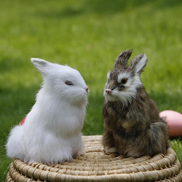Cute Rabbit Model Toy Puppy With Bunny Ears Schnauzer Plush Happy Easter Toy Gift For Girls heqiyong LED