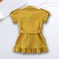 thumbnail image 4 of Vestido plisado de niña bebé Vestido de verano suelto Vestido casual transpirable de verano A-Line FLhrweasw Nuevo, 4 of 9