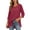 Wine, variant on Loopsun Womens Long Sleeve Fall Tops Fashion Solid Crew Neck Pullover Shirts