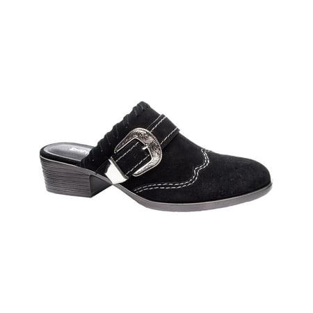

Dirty Laundry Womens Waltz Suede Stacked Heel Mules